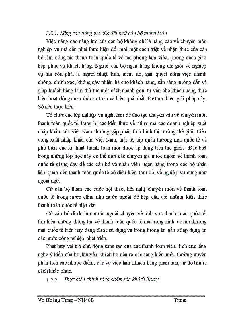 image for page Thực trạng và một số giải pháp nhằm phát triển hoạt động thanh toán theo phương thức tín dụng chứng từ tại Sở giao dịch I NHCTVN