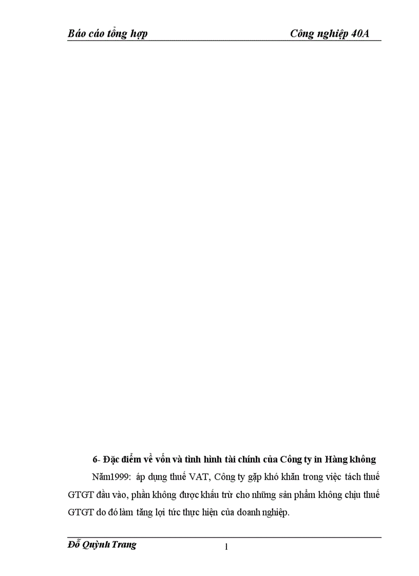 image for page Báo cáo thực tập tổng hợp của Công ty In Hàng không