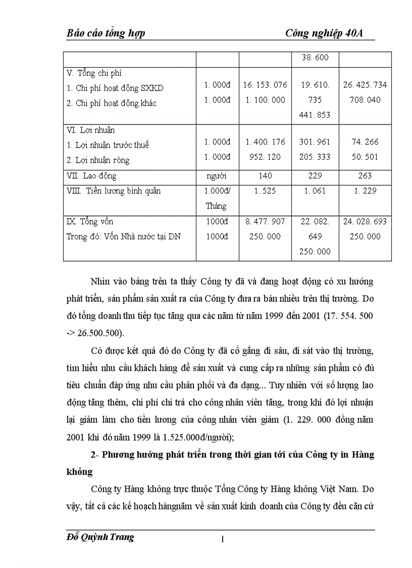 image for page Báo cáo thực tập tổng hợp của Công ty In Hàng không