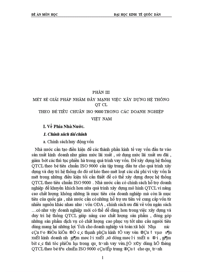 image for page Hệ thống quản trị chất lượngtheo bộ tiêu chuẩn ISO 9000 và việc áp dụng nó vào các doanh nghiệp Việt Nam