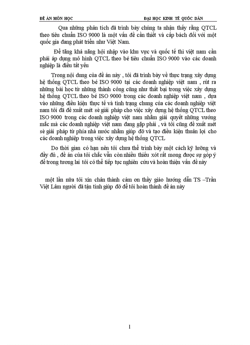 image for page Hệ thống quản trị chất lượngtheo bộ tiêu chuẩn ISO 9000 và việc áp dụng nó vào các doanh nghiệp Việt Nam