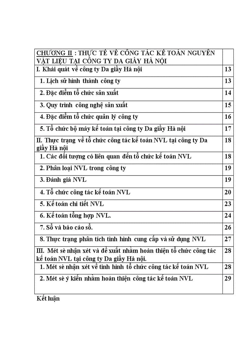 image for page Tổ chức công tác kế toán nguyên vật liệu và phân tích tình hình cung cấp sử dụng nguyên vật liệu tại công ty Da giầy Hà nội 1
