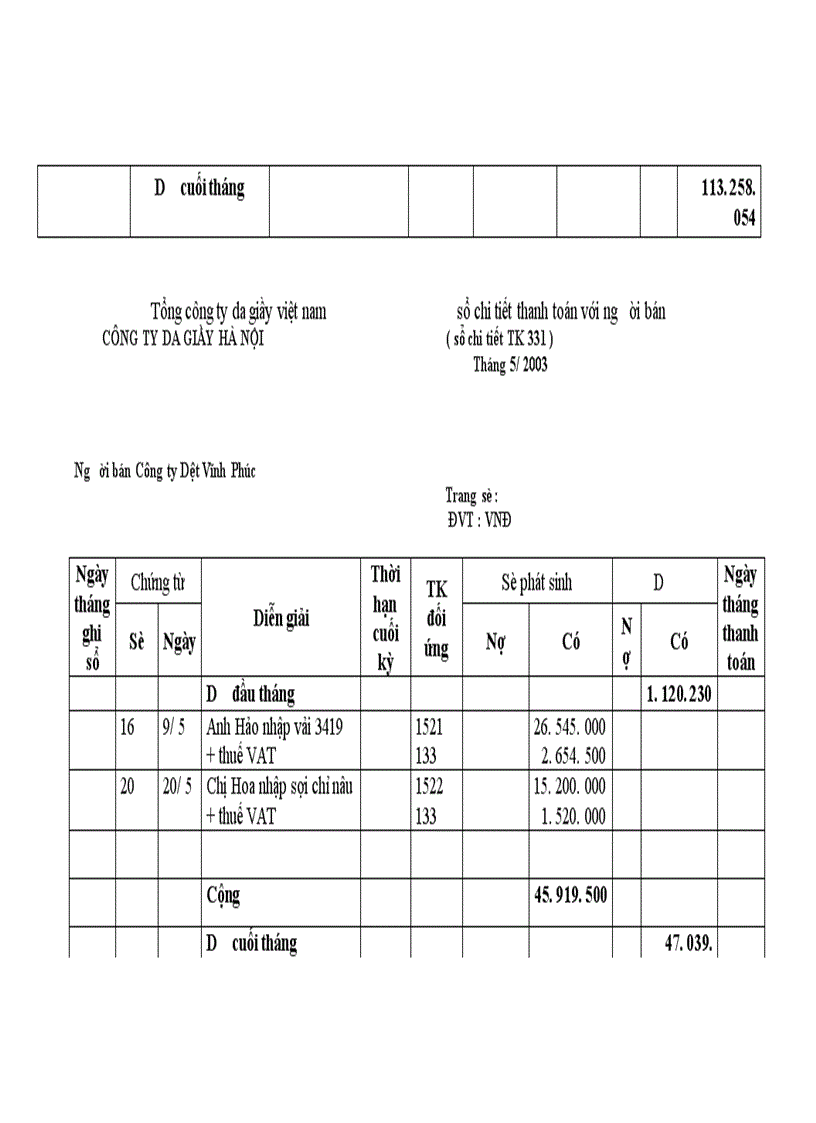 image for page Tổ chức công tác kế toán nguyên vật liệu và phân tích tình hình cung cấp sử dụng nguyên vật liệu tại công ty Da giầy Hà nội 1