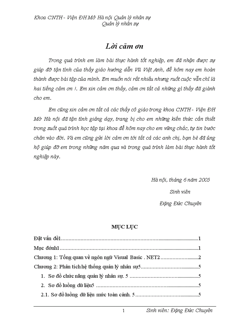 image for page Xây dựng chương trình quản lý nhân sự