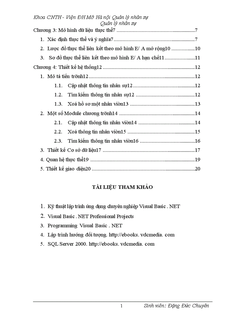 image for page Xây dựng chương trình quản lý nhân sự