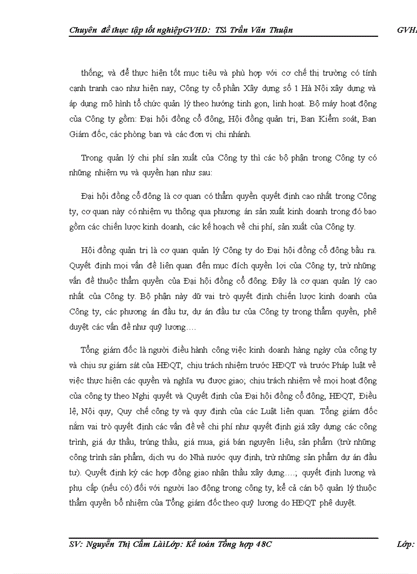 image for page Hoàn thiện kế toán chi phí sản xuất và tính giá thành sản phẩm xây lắp tại Công ty cổ phẩn Xây dựng số 1 Hà Nội 1