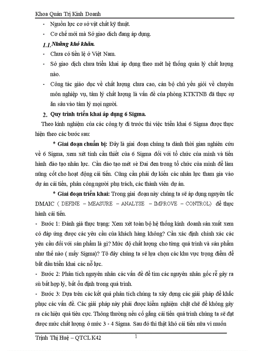 image for page Chất lượng dịch vụ tín dụng và triển khai chương trình 6 Sigma nhằm cải tiến chất lượng dịch vụ tín dụng tại Sở giao dịch NHNo PTNT Việt Nam