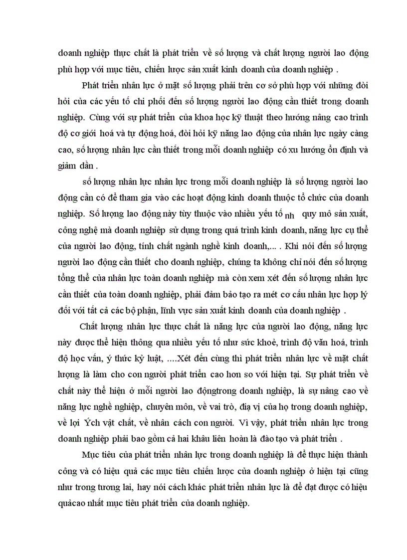 image for page Công tác đào tạo và phát triển nguồn nhân lực tại Công ty TNHH Nam Dương 1