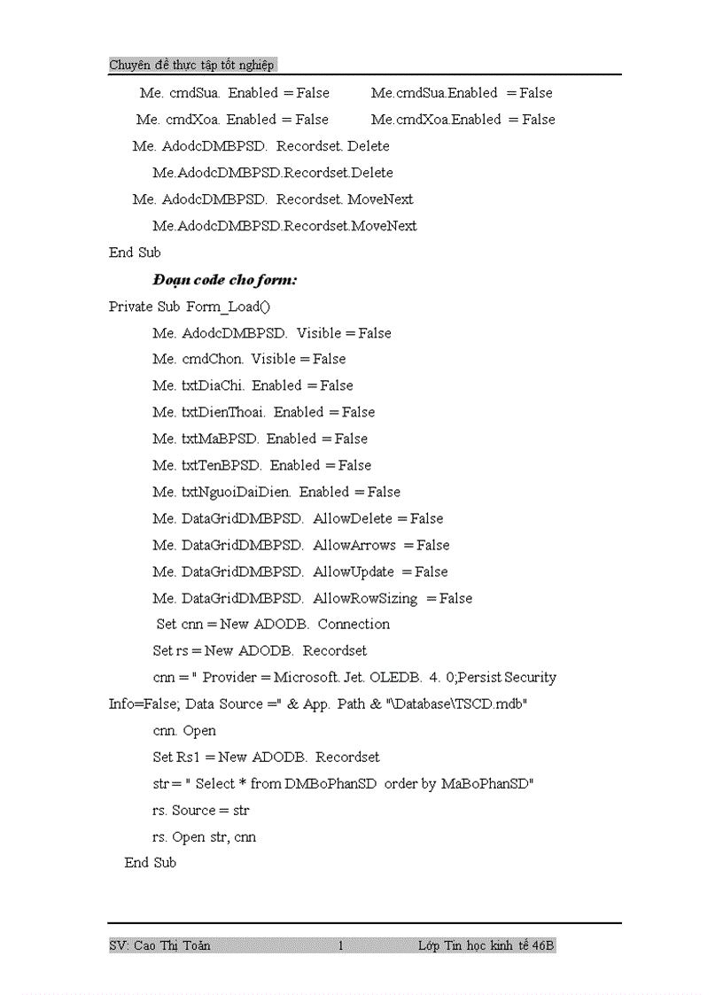 image for page Phân tích thiết kế phần mềm quản lý Tài sản cố định tại công ty