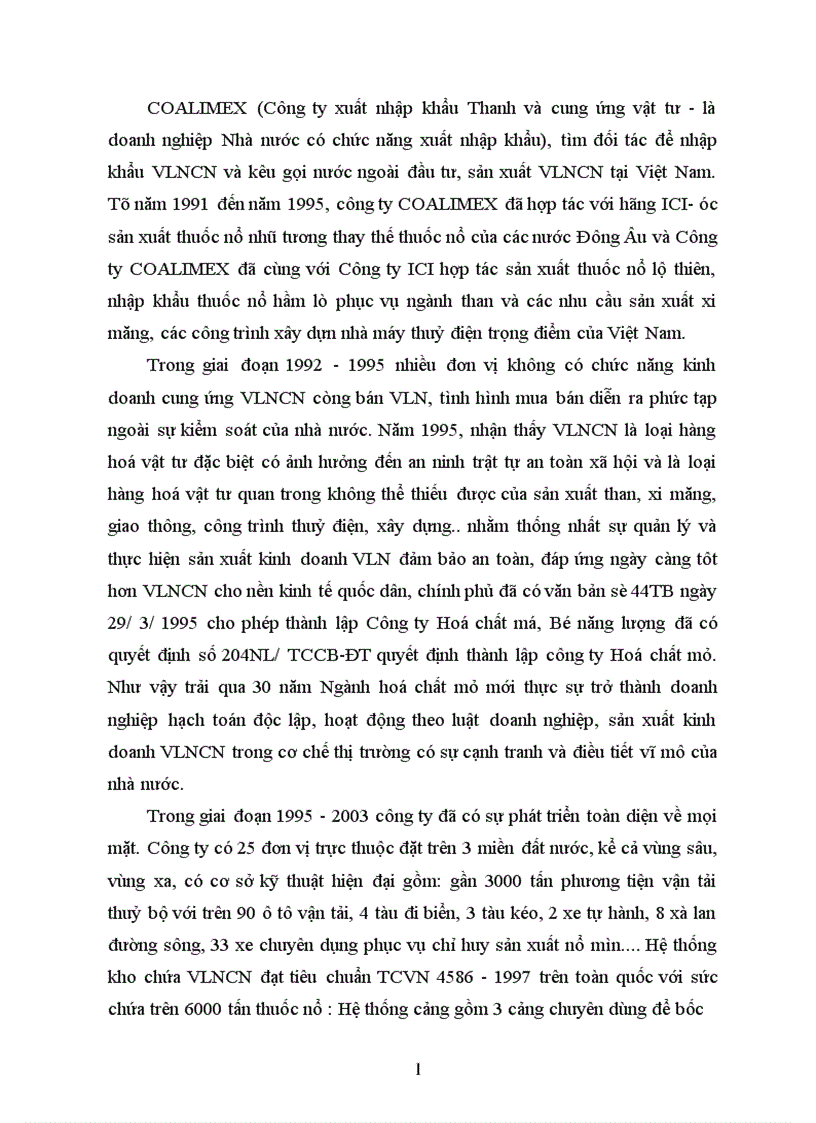 image for page Quản trị nguyên vật liệu tại Công ty vật liệu nổ công nghiệp Thực trạng và giải pháp hoàn thiện 1