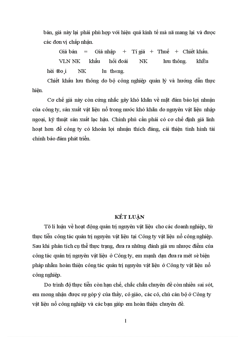 image for page Quản trị nguyên vật liệu tại Công ty vật liệu nổ công nghiệp Thực trạng và giải pháp hoàn thiện 1