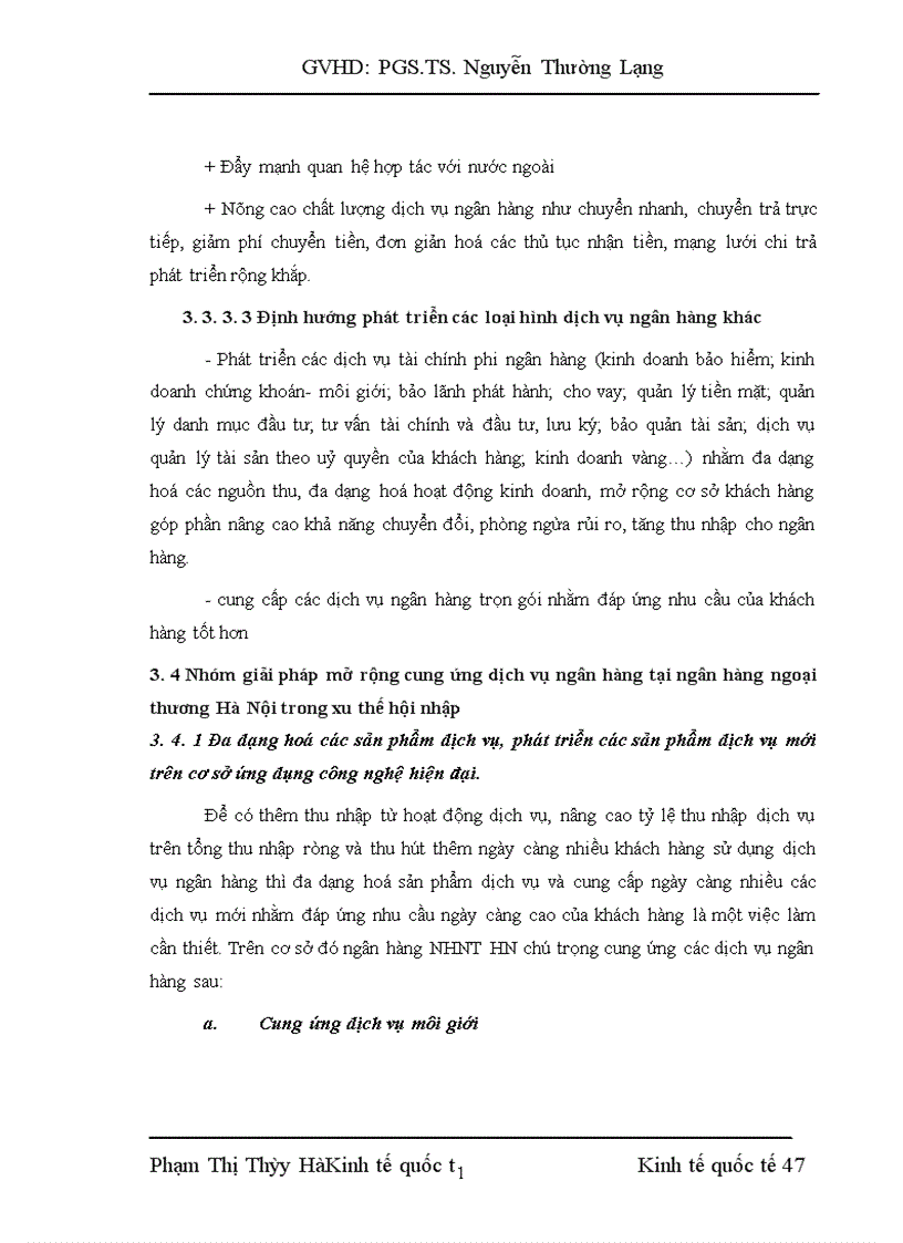 image for page Mở rộng cung ứng dịch vụ ngân hàng tại ngân hàng ngoại thương Hà Nội