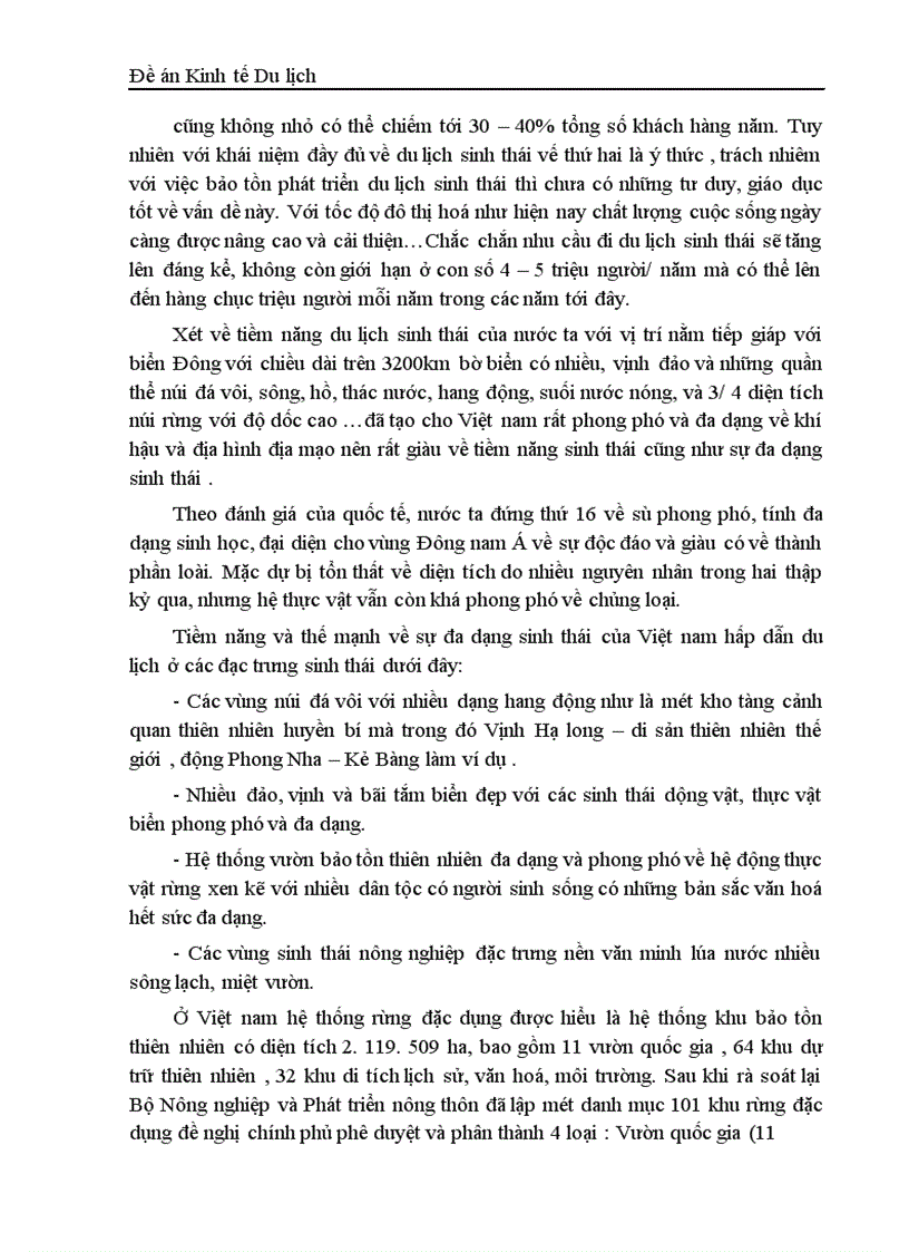 image for page Du lịch sinh thái và thực tế phát triển ở Việt Nam 1