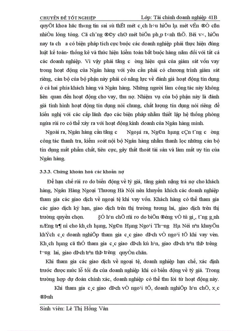 image for page Giải pháp nâng cao chất lượng tín dụng tại Ngân Hàng Ngoại Thương Hà Nội