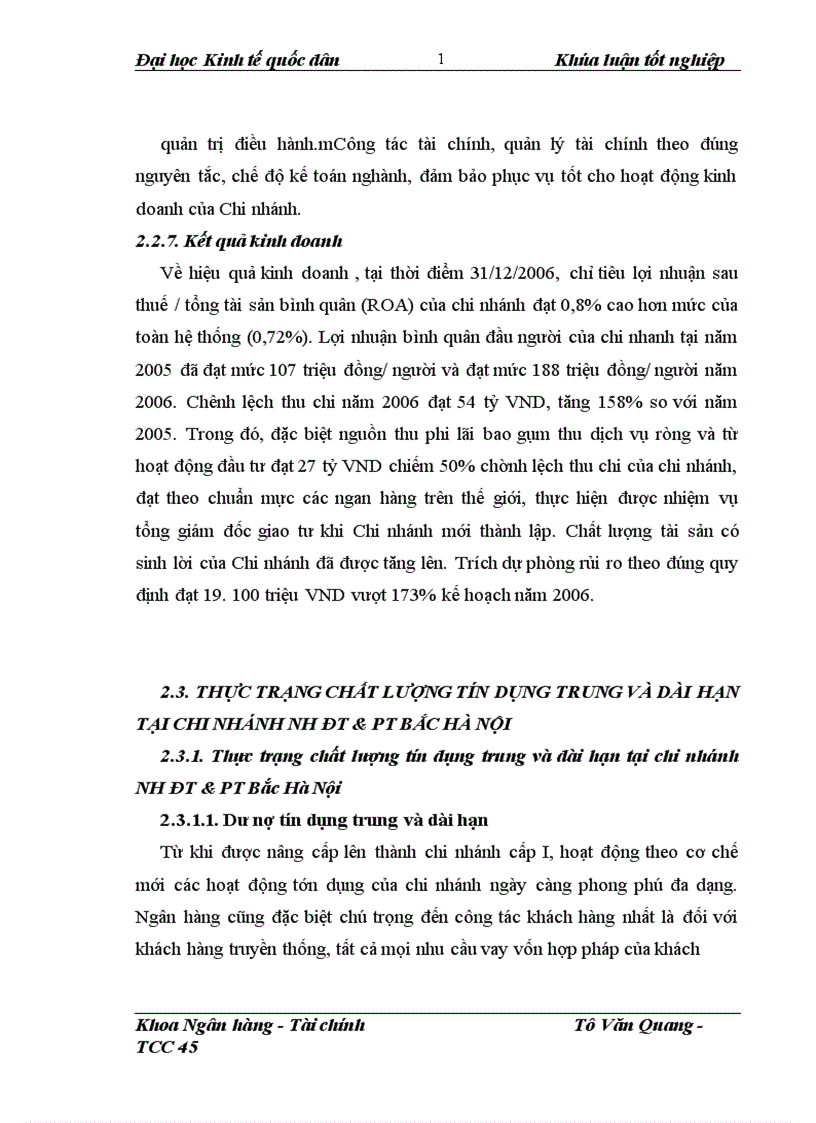 image for page Nâng cao chất lượng hoạt động tín dụng trung và dài hạn tại chi nhánh Ngân hàng Đầu tư và Phát triển Bắc Hà Nội 1