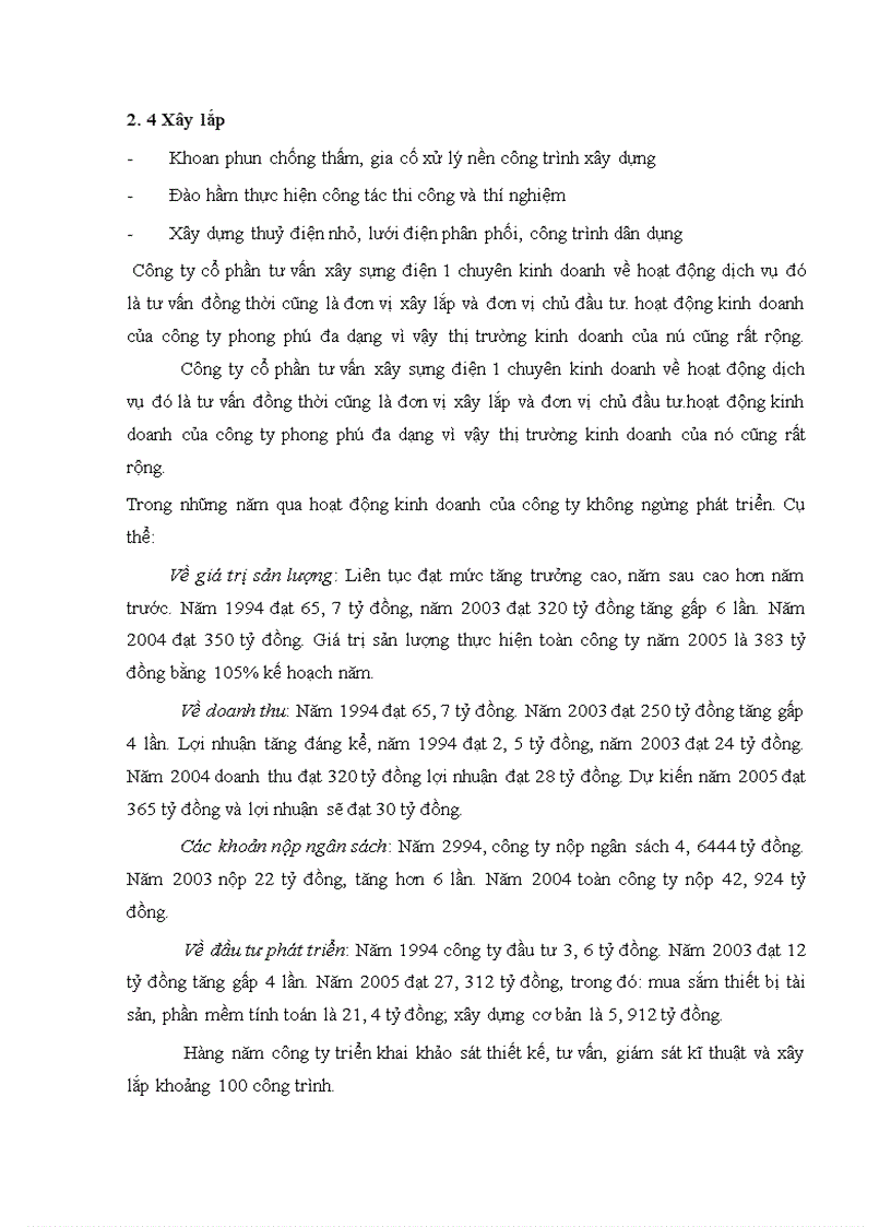 image for page Báo cáo kiến tập kiểm toán tại Công ty tư vấn điện xây dựng diện 1