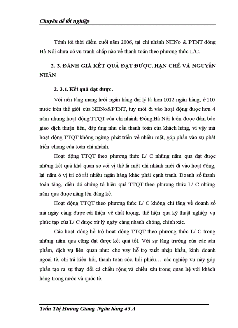image for page Nâng cao hiệu quả hoạt động thanh toán quốc tế theo phương thức tín dụng chứng từ tại ngân hàng nông nghiệp và phát triển nông thôn chi nhánh đông hà nội 1