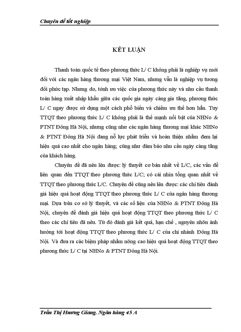 image for page Nâng cao hiệu quả hoạt động thanh toán quốc tế theo phương thức tín dụng chứng từ tại ngân hàng nông nghiệp và phát triển nông thôn chi nhánh đông hà nội 1