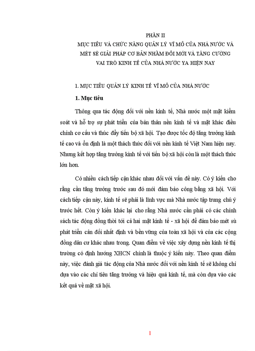 image for page Vai trò kinh tế của Nhà nước trong nền kinh tế thị trường định hướng XHCN ở nước ta hiện nay 1
