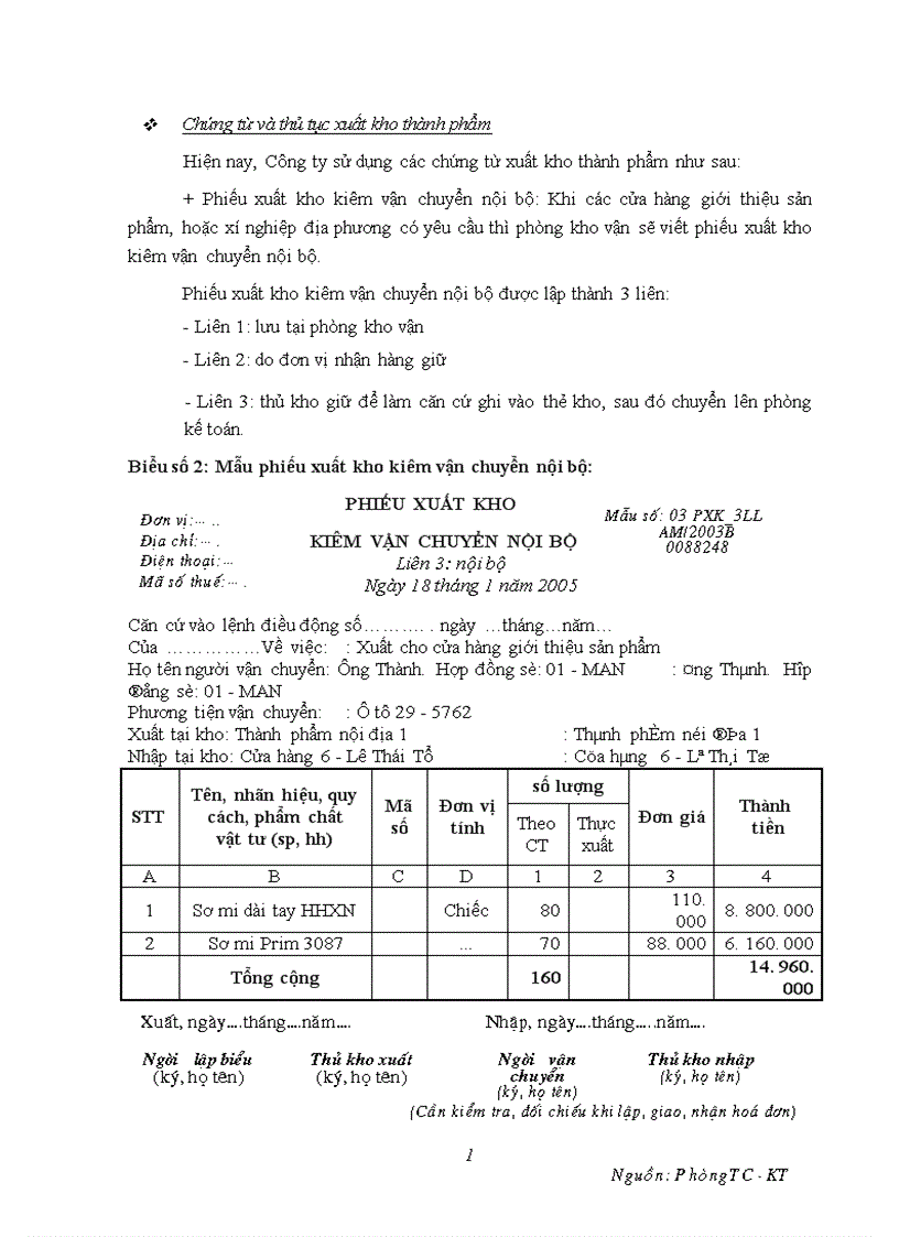 image for page Hoàn thiện công tác kế toán thành phẩm và tiêu thụ thành phẩm tại Công ty cổ phần May 10 1