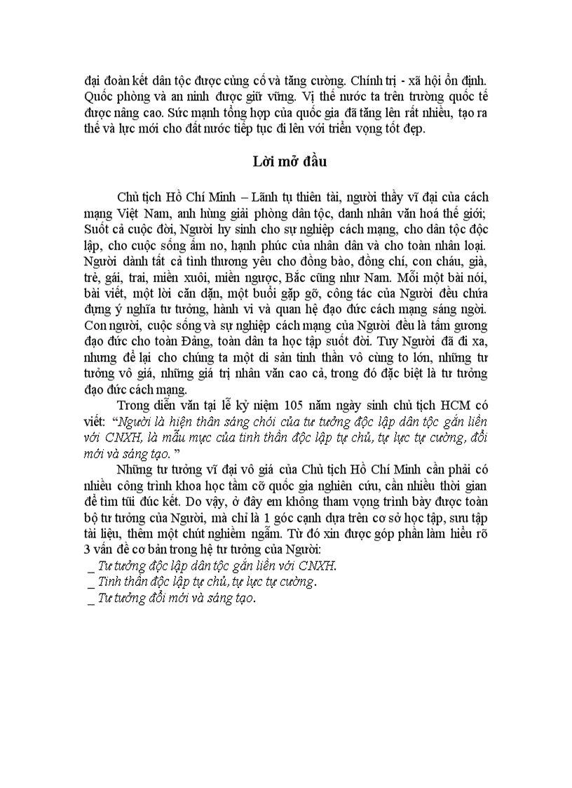 image for page Tiểu luận tư tưởng Hồ Chí Minh 1
