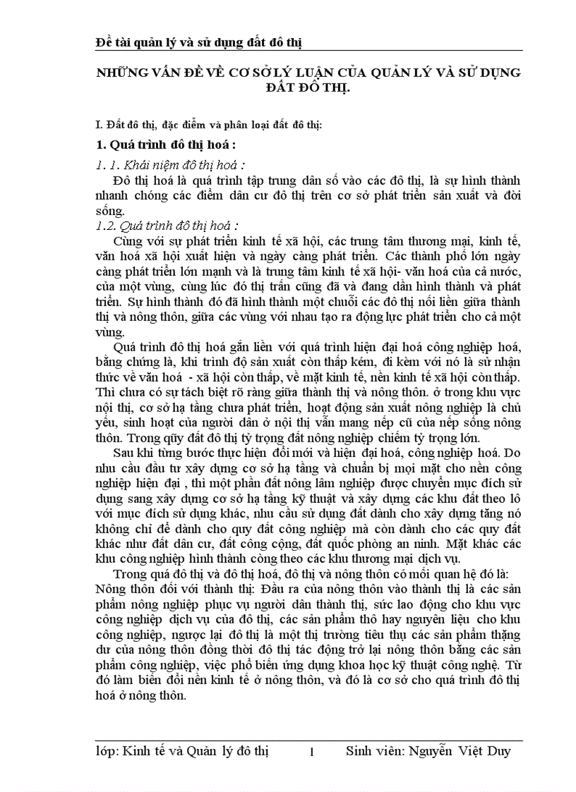 image for page Đề tài quản lý và sử dụng đất đô thị