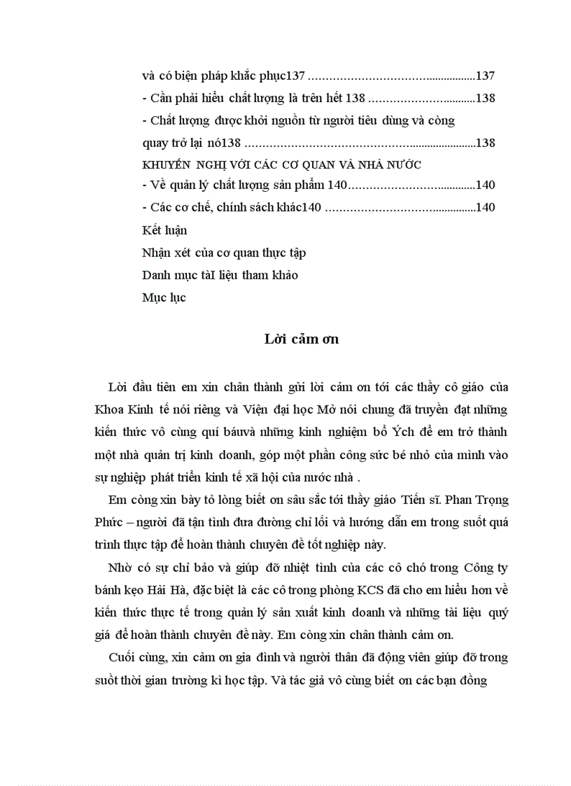 image for page Phương hướng và giải pháp góp phần nâng cao chất lượng và công tác quản lý chất lượng ở Công ty bánh kẹo Hải Hà 1