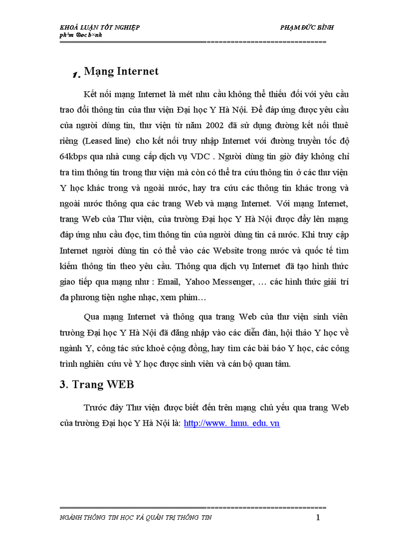 image for page ứng dụng công nghệ thông tin trong thư viện trường Đại Học Y Hà Nội 1