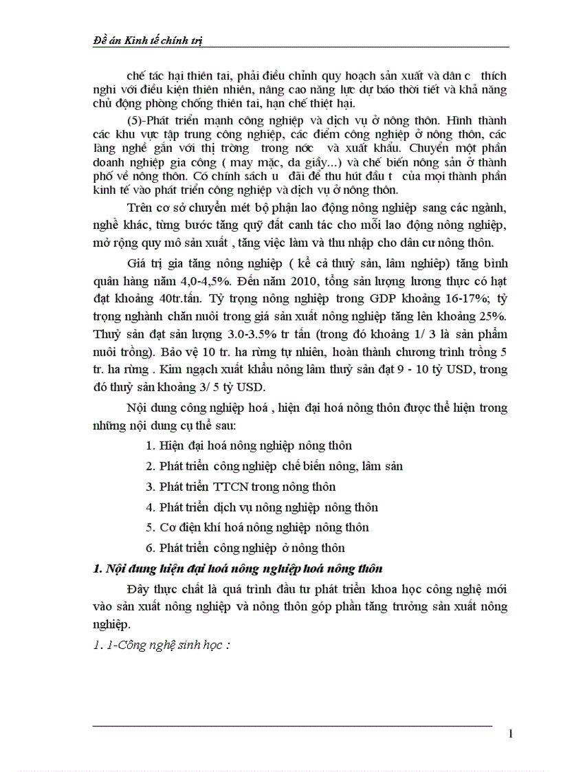 image for page Công nghiệp hoá hiện đại hoá nông nghiệp nông thôn ở Việt Nam 1