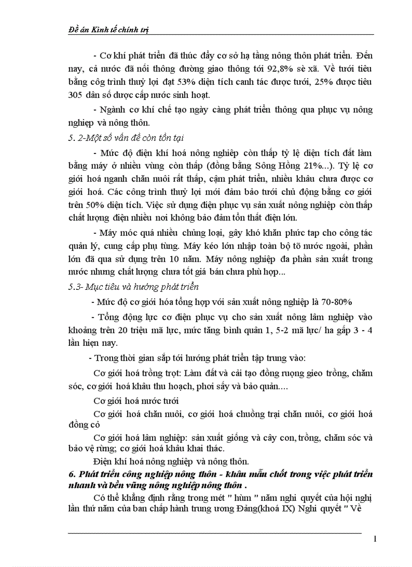 image for page Công nghiệp hoá hiện đại hoá nông nghiệp nông thôn ở Việt Nam 1