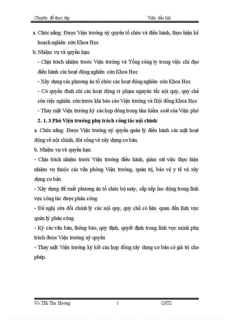 image for page Những giải pháp và kiến nghị gópphần xây dựng và hoàn thiện cơ cấu tổ chức bộ máy của Viện Dầu khí