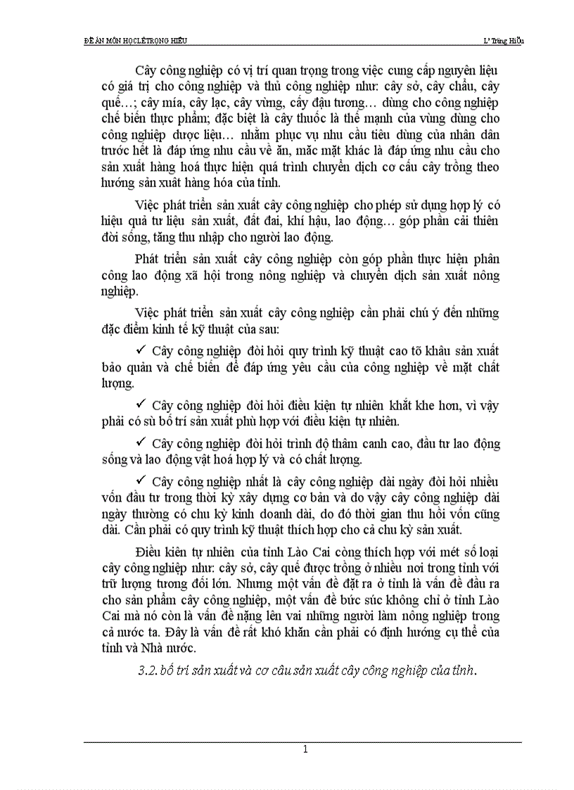 image for page Những vấn đề về định hướng chuyển dịch cơ cấu cây trồng theo hướng sản xuất hàng hoá của tỉnh Lào Cai trong một số năm tới 1