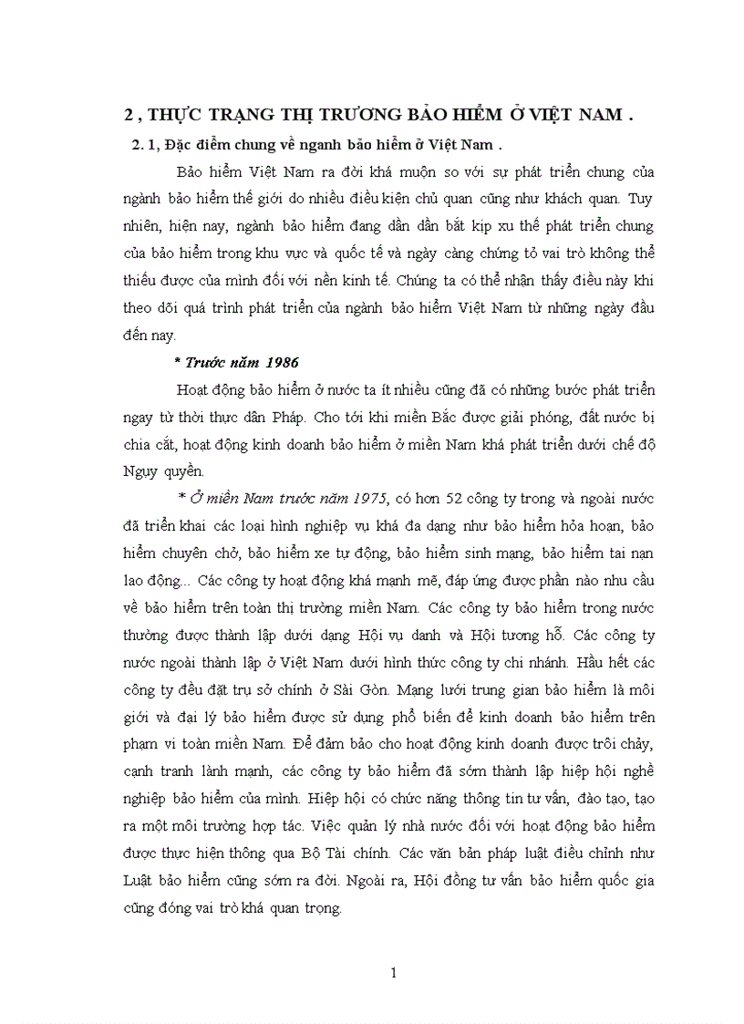 image for page Bảo hiểm Việt Nam thực trạng và giải pháp phát triển 1