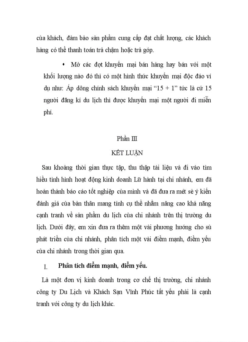 image for page Báo cáo thực tập tổng hợp của Công ty Du Lịch và Khách Sạn Vĩnh Phúc tại Hà Nội