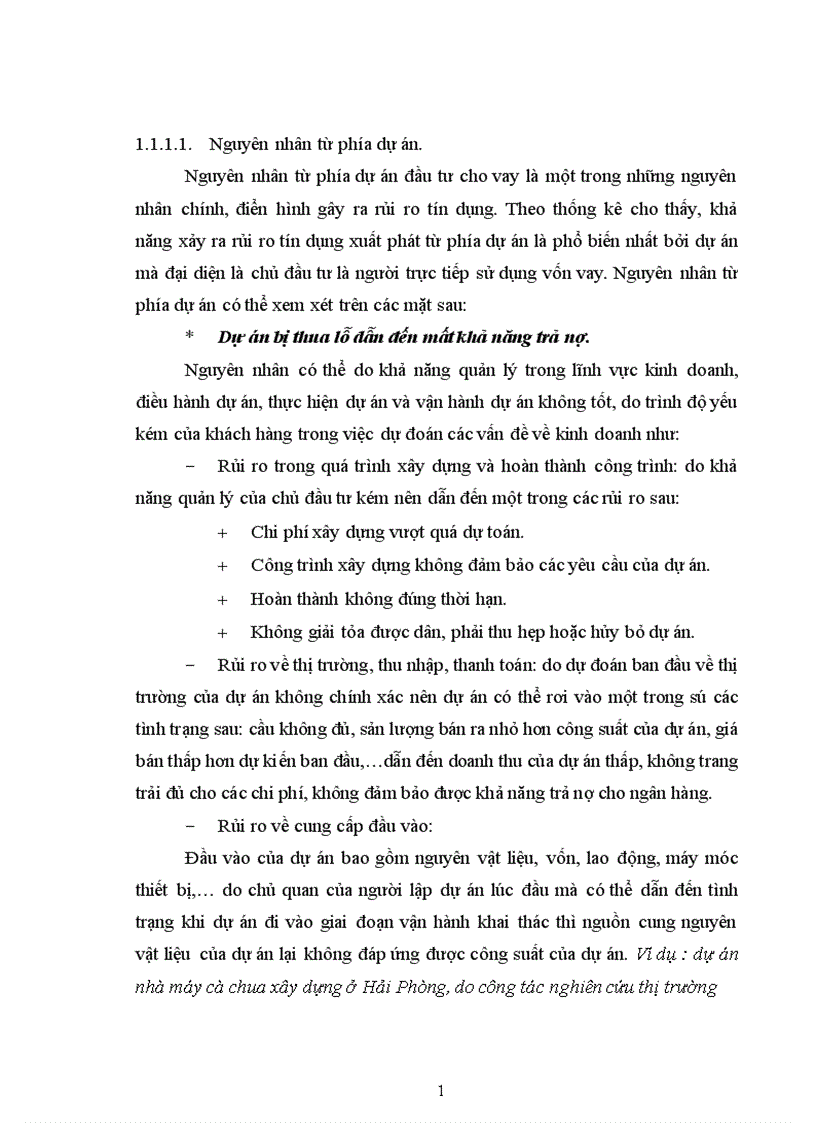 image for page Quản lý rủi ro các dự án đầu tư tại Ngân hàng Đầu tư và Phát triển Chi nhánh Hà Nội 1