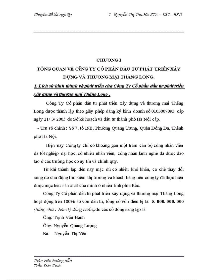 image for page Hoàn thiện hạch toán tiền lương và các khoản trích theo lương tại Công Ty Cổ phần đầu tư phát triển xây dựng và thương mại Thăng Long