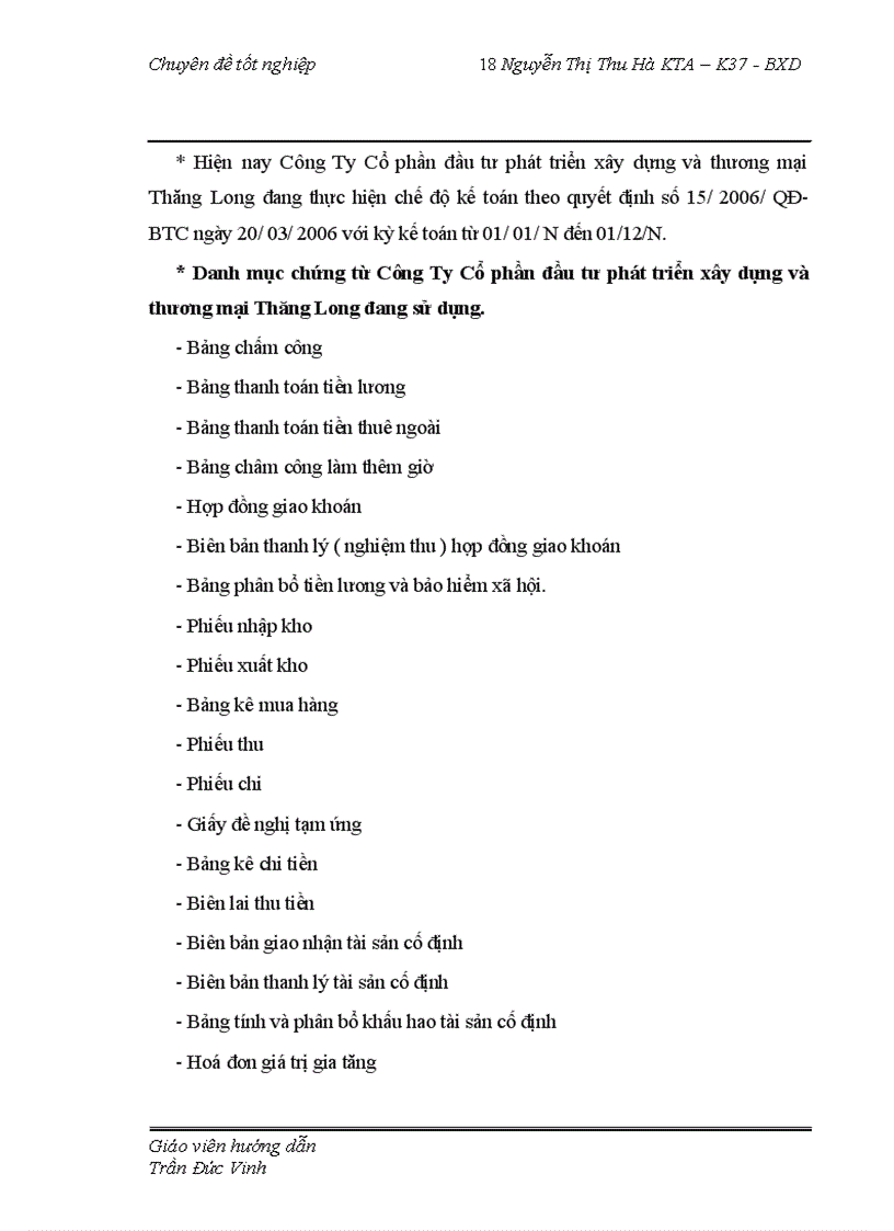 image for page Hoàn thiện hạch toán tiền lương và các khoản trích theo lương tại Công Ty Cổ phần đầu tư phát triển xây dựng và thương mại Thăng Long