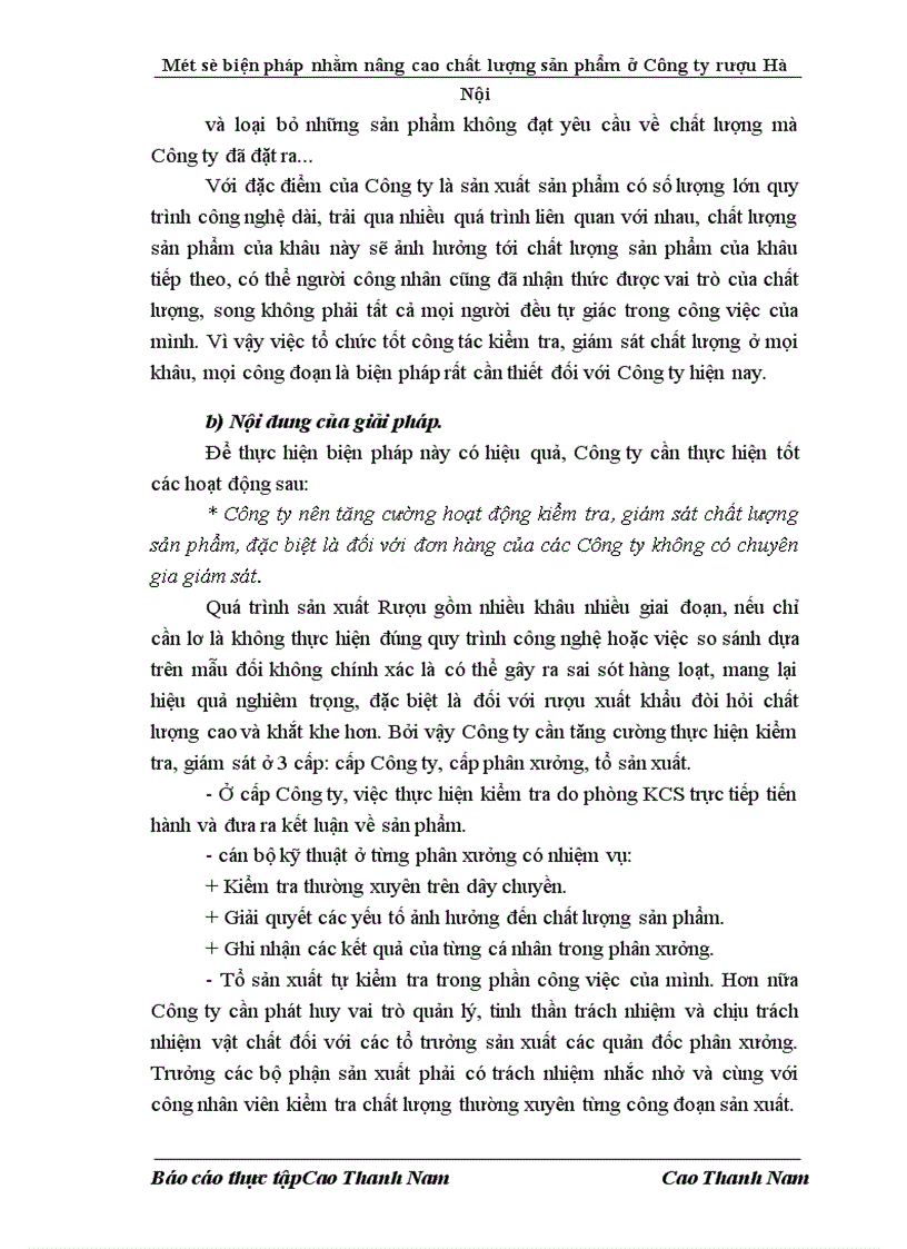 image for page Một số biện pháp nhằm nâng cao chất lượng sản phẩm ở Công ty Rượu Hà Nội