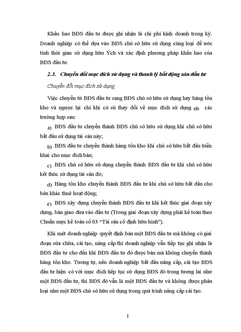 image for page Bàn về kế toán bất động sản đầu tư