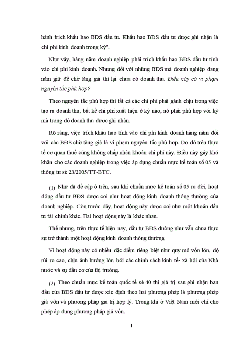 image for page Bàn về kế toán bất động sản đầu tư