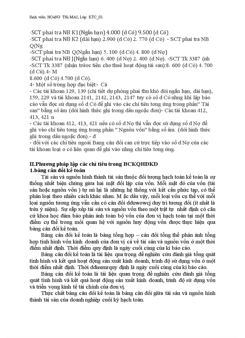 image for page Nội dung phương pháp lập BCĐKT và BCKQKD 1
