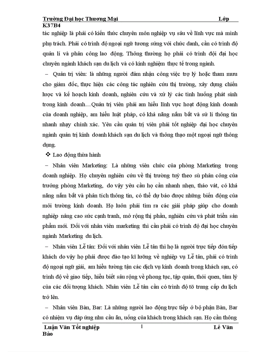 image for page Hoàn thiện công tác tuyển dụng bố trí và sử dụng nhân sự tại công ty khách sạn du lịch Kim Liên