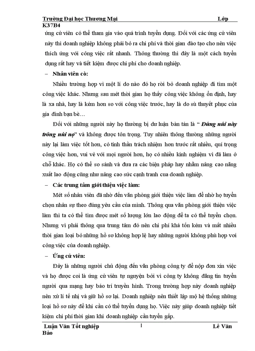 image for page Hoàn thiện công tác tuyển dụng bố trí và sử dụng nhân sự tại công ty khách sạn du lịch Kim Liên