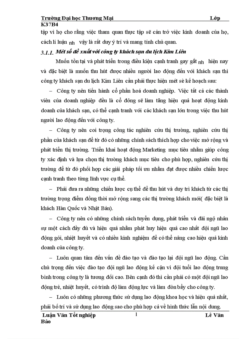 image for page Hoàn thiện công tác tuyển dụng bố trí và sử dụng nhân sự tại công ty khách sạn du lịch Kim Liên
