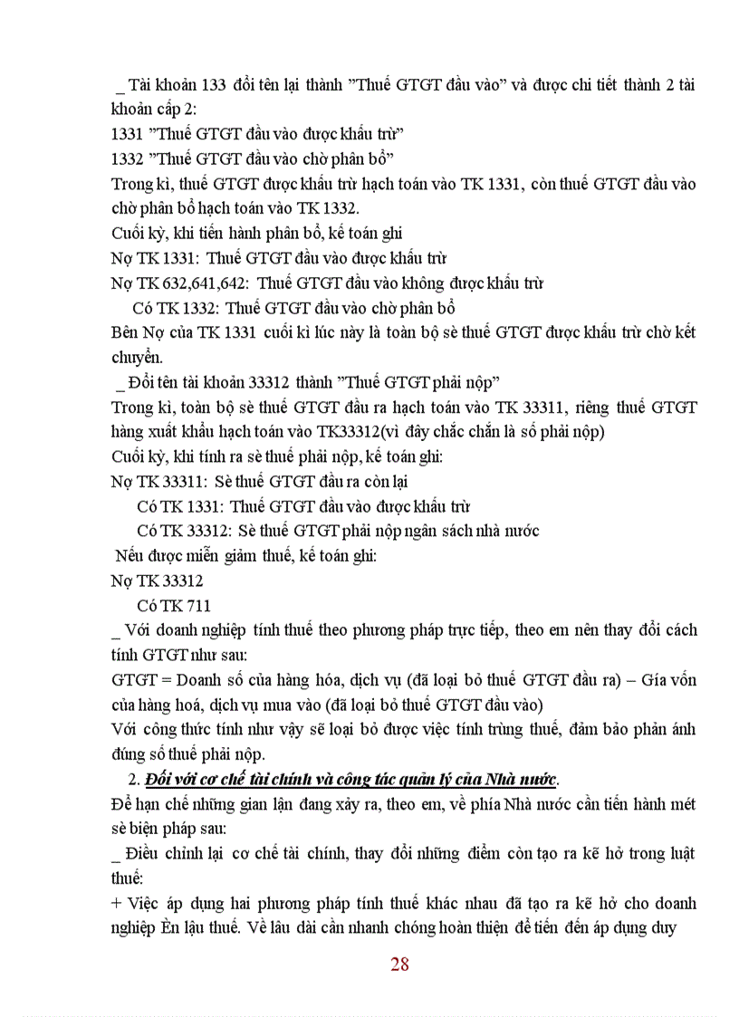 image for page Thực trạng vận hành luật thuế GTGT và tổ chức kế toán thuế GTGT trong doanh nghiệp thương mại ở Việt Nam 1