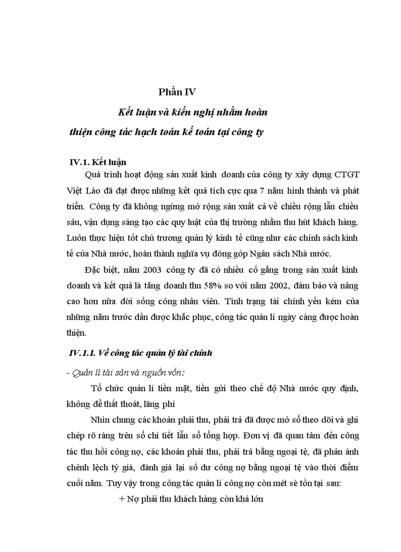 image for page Đặc điểm tổ chức bộ máy và công tác kế toán tại công ty xây dựng CTGT Việt Lào