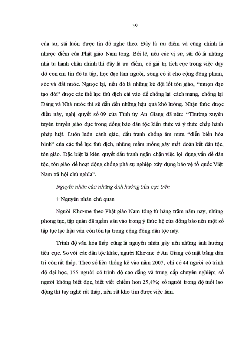image for page Phật giáo Nam Tông và ảnh hưởng của nó đối với đời sống tinh thần người Khơ me ở An Giang hiện nay 1