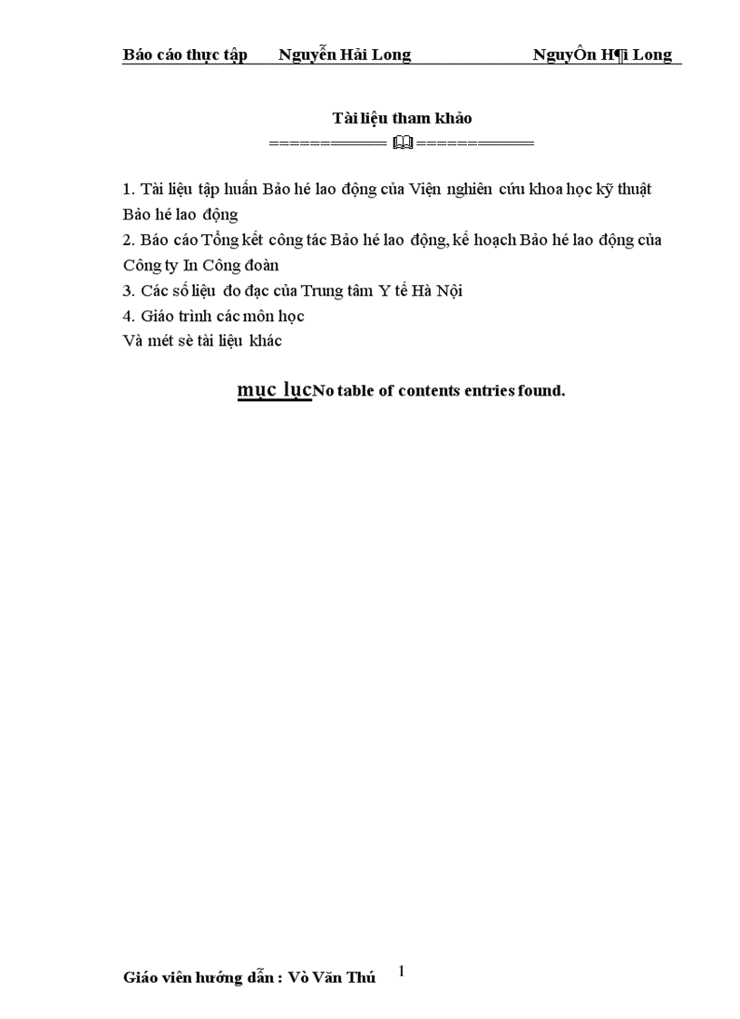 image for page Báo cáo thực tập tại Công ty In Công đoàn