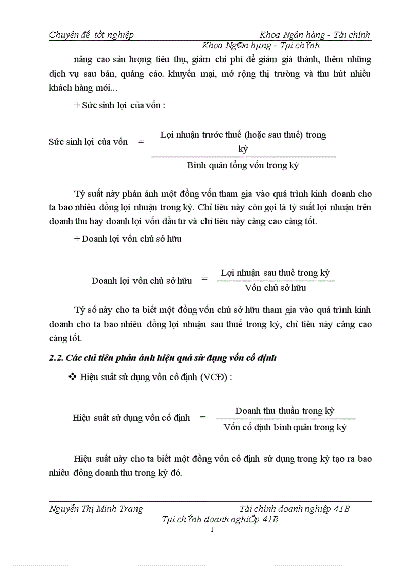 image for page Hiệu quả sử dụng vốn và một số biện pháp tài chính nhằm nâng cao hiệu quả sử dụng vốn tại Công ty cổ phần Cảng Đoạn Xá