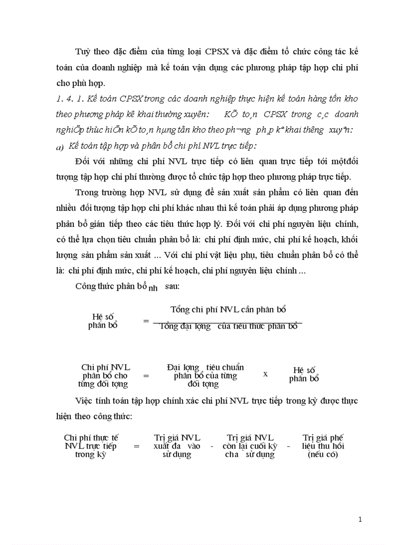 image for page Hoàn thiện công tác tổ chức hạch toán chi phí sản xuất và tính giá thành sản phẩm với việc tăng cường công tác quản trị doanh nghiệp tại Công ty May 10 1